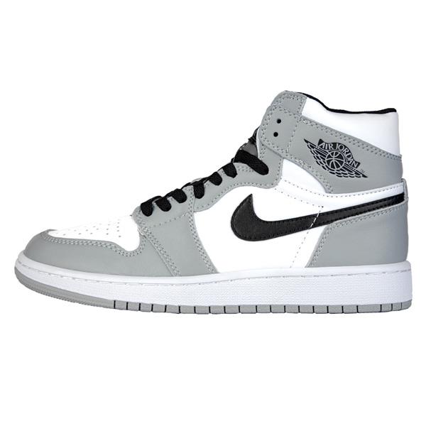 کفش مخصوص دویدن نایکی مدل Air Jordan 1 Mid Light Smoke